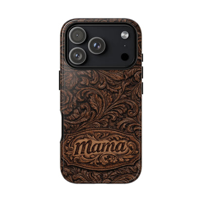 Carved Floral Mama Tough Case