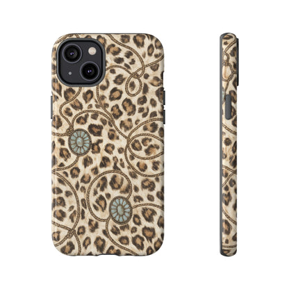 Leopard Rope Conchos Tough Case