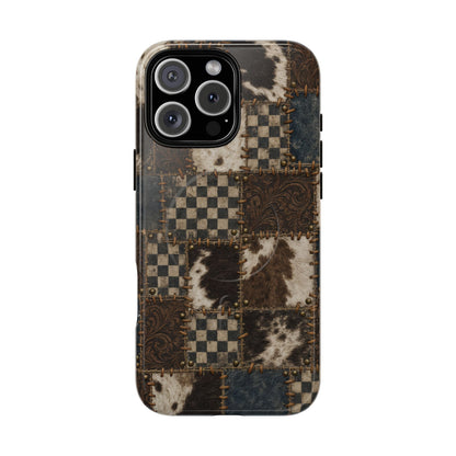 Tooled Patchwork Magnetic Case