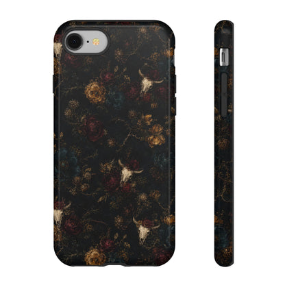 Bull Skull Bloom Tough Case