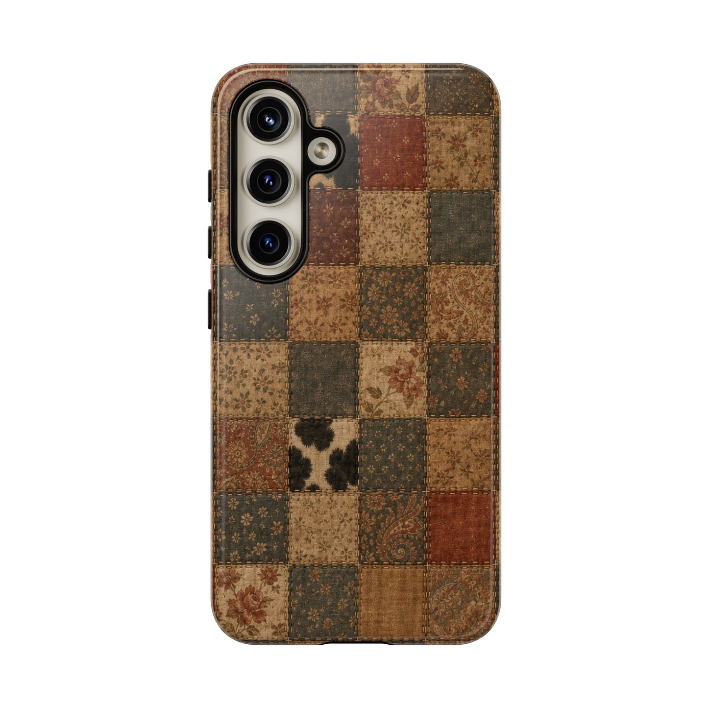 Rustic Patchwork Tough Case