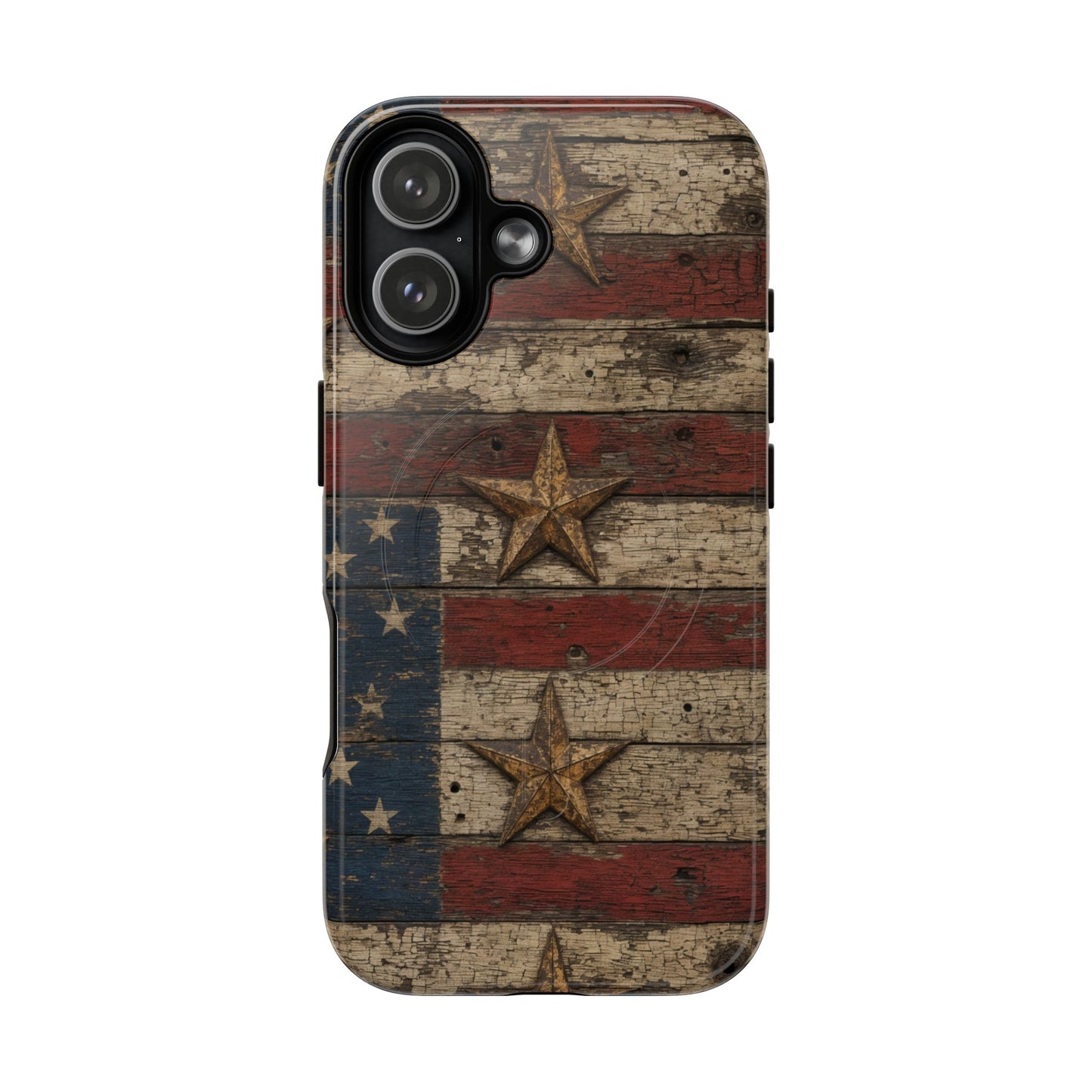 Patriotic Barn Stars Magnetic Case