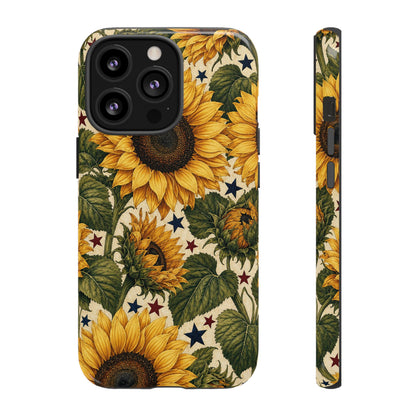 Stars And Sunflowers Tough Case