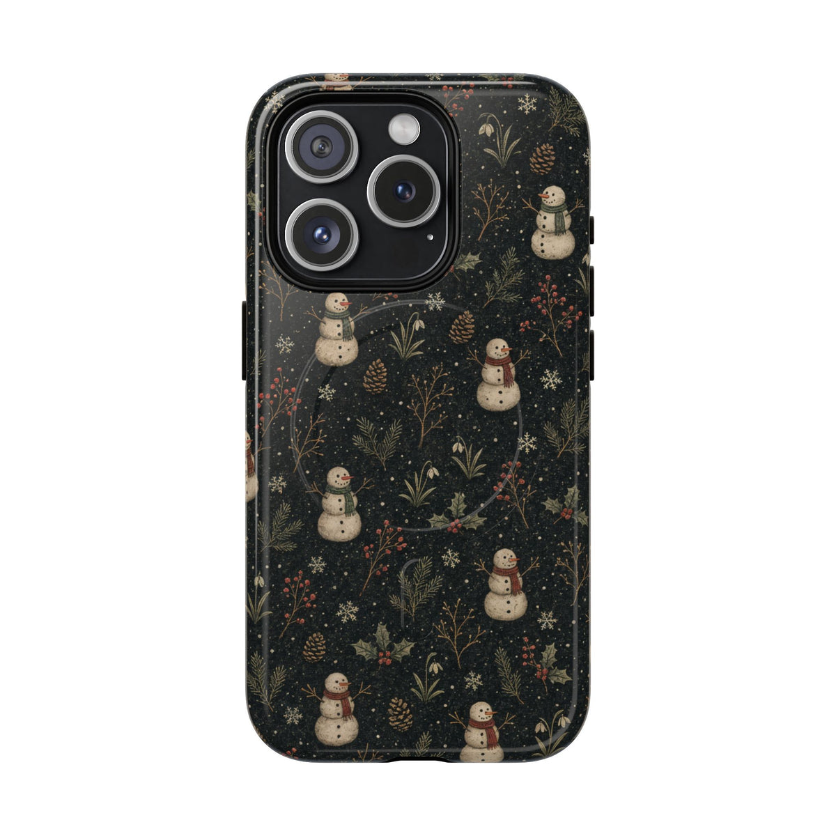 Midnight Snowmen Magnetic Case
