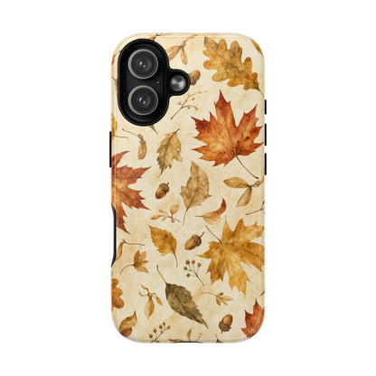 Golden Leaves Magnetic Case