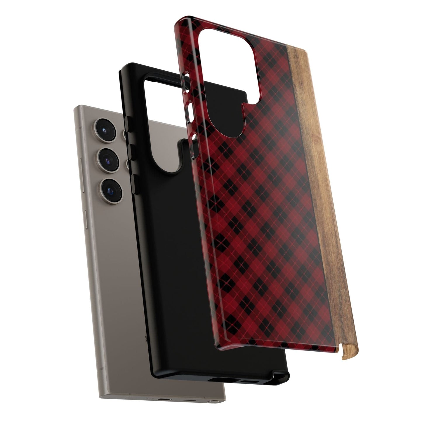 Red Plaid Phone Case