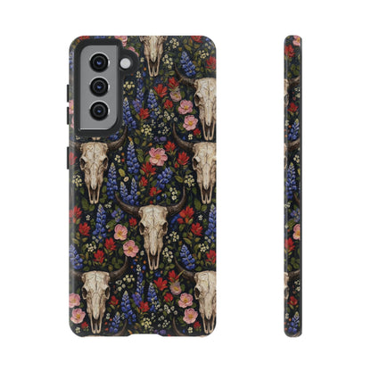 Floral Skull Tough Case