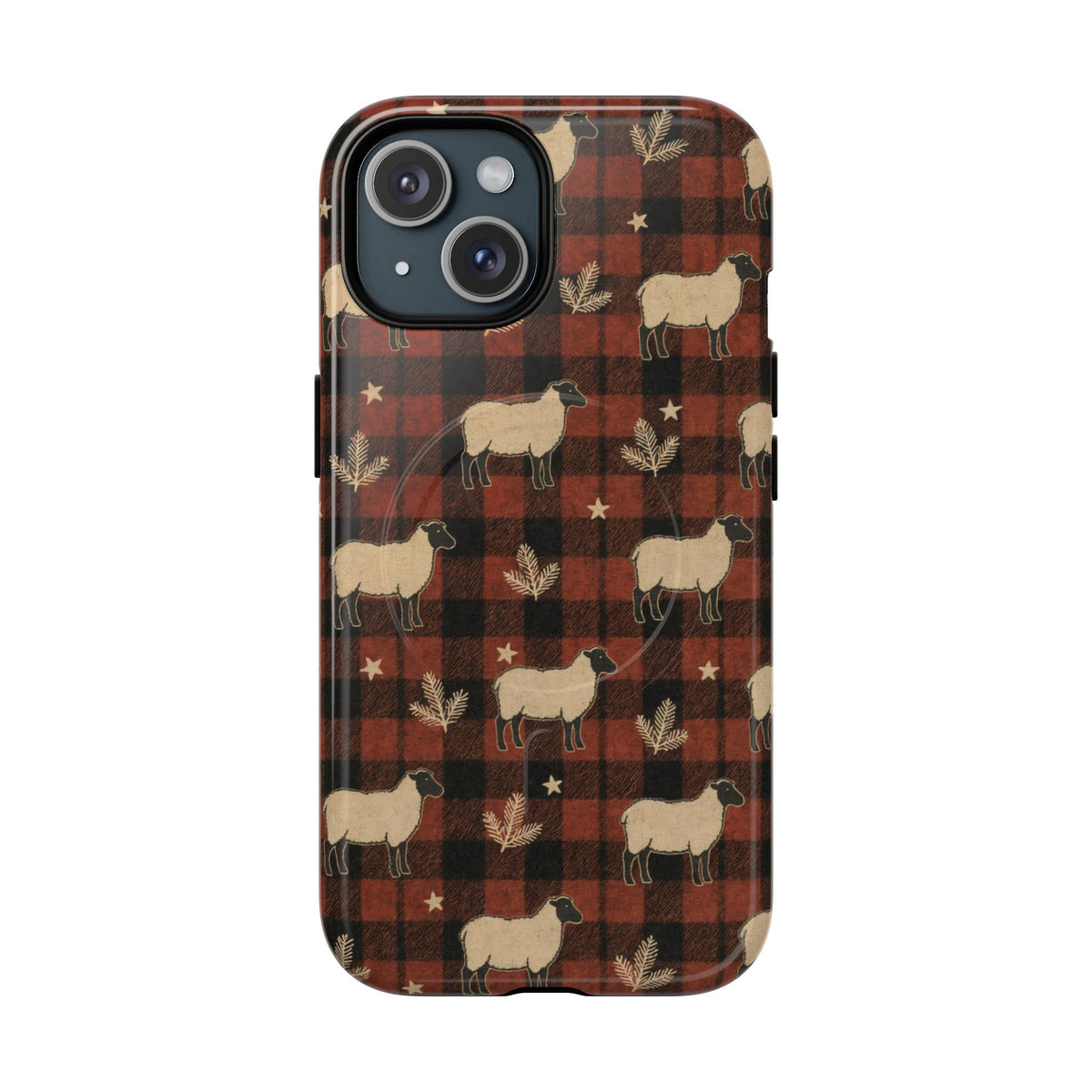 Plaid Sheep Magnetic Case