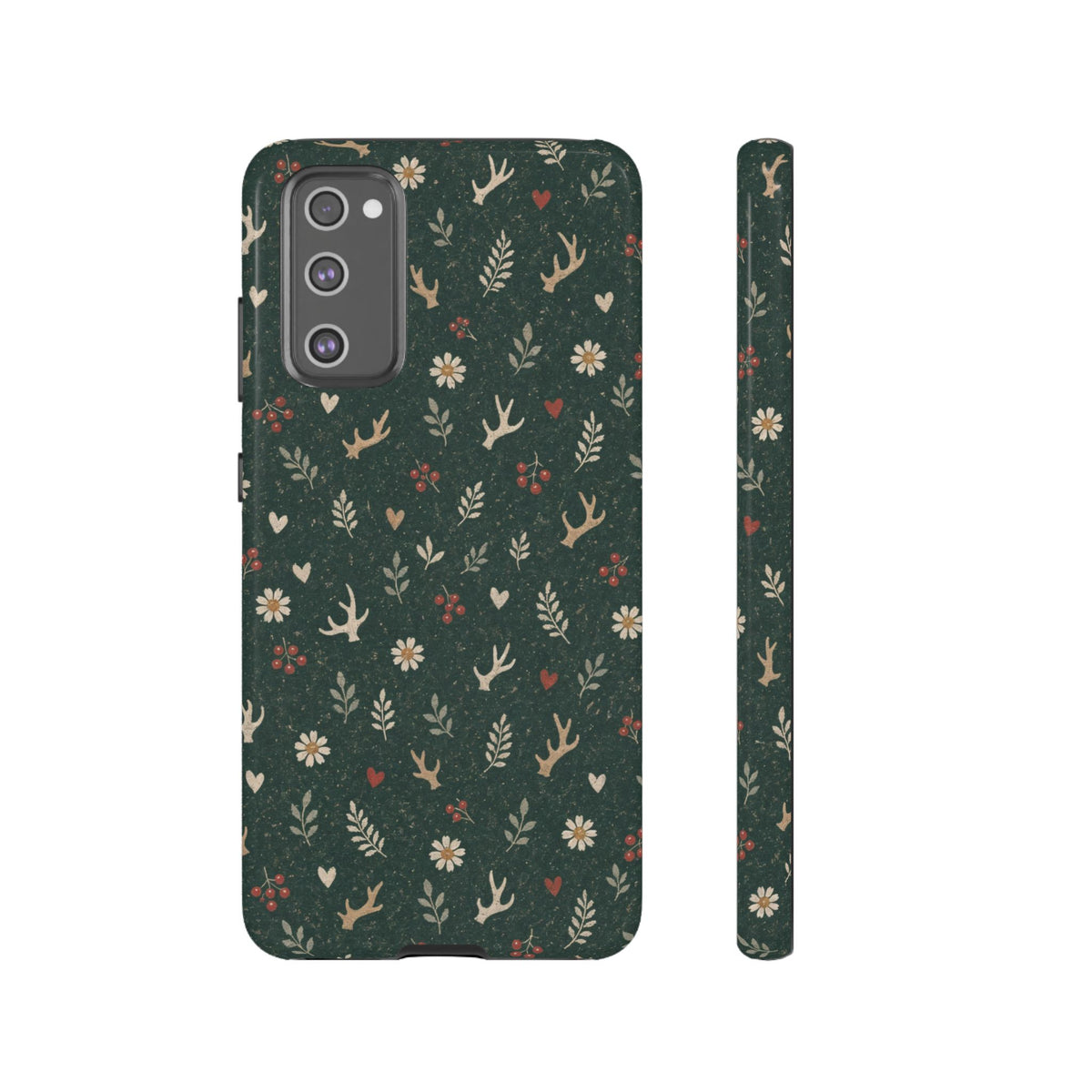 Antler Daisies Evergreen Tough Case