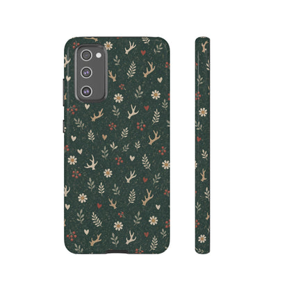 Antler Daisies Evergreen Tough Case