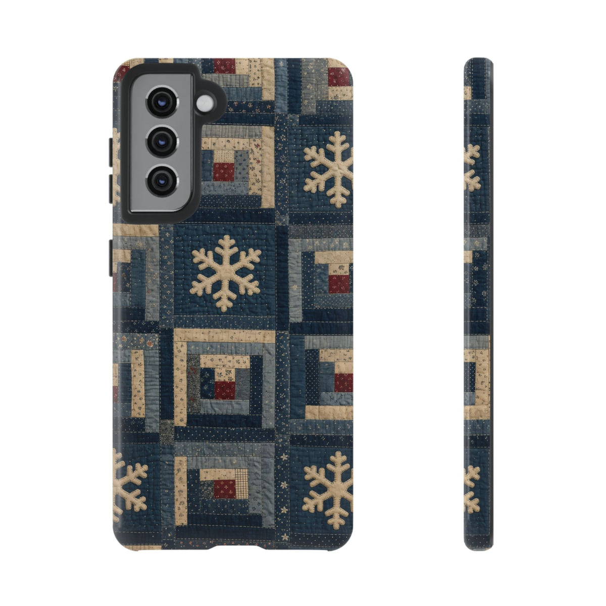 Snowflake Quilt Tough Case