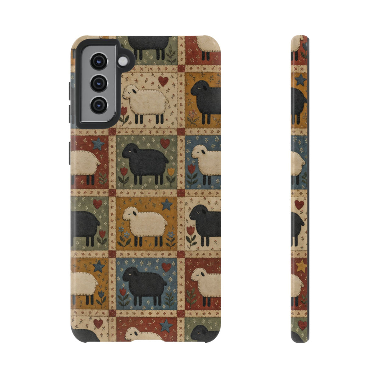 Sheep Quilt Tough Case