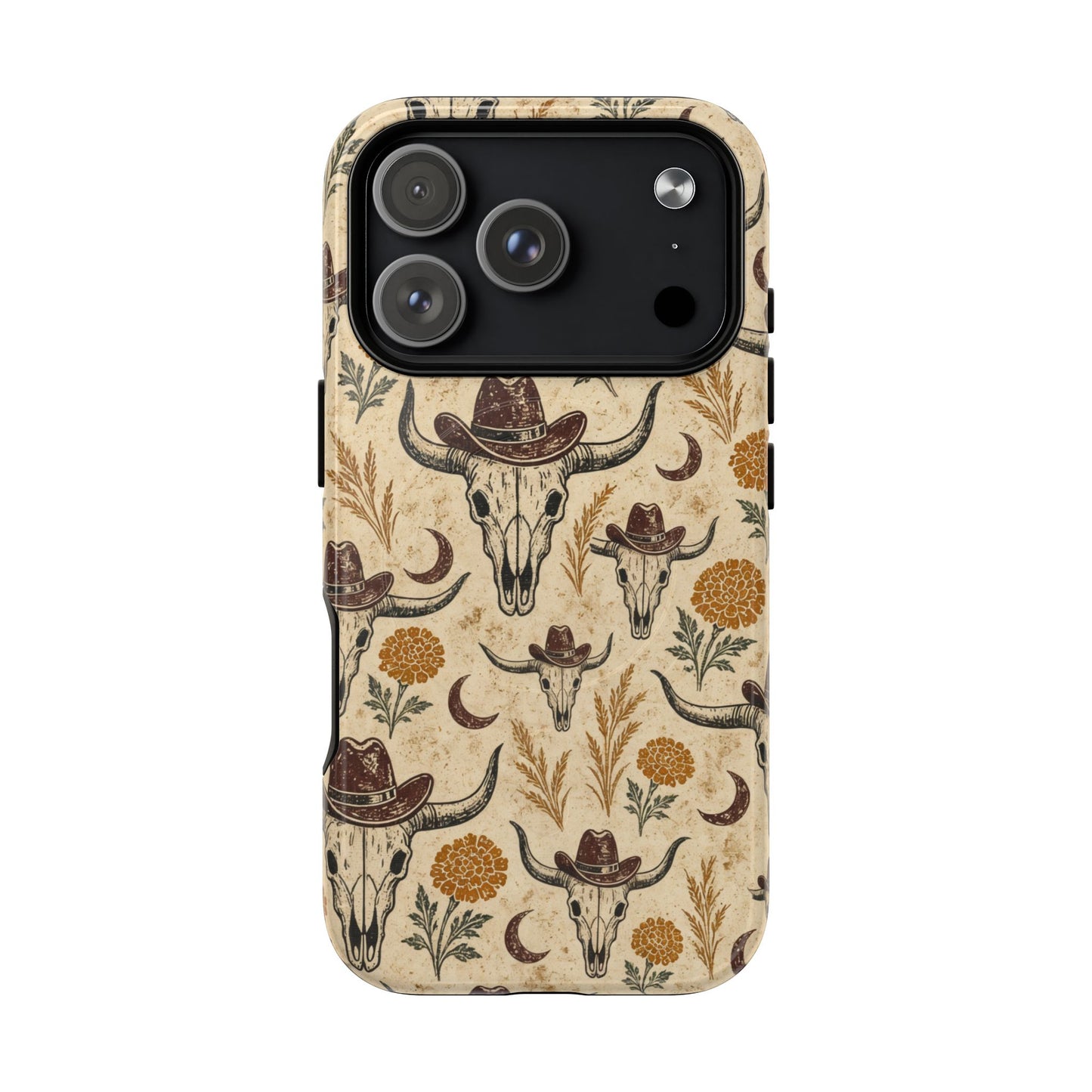 Marigold Skull Magnetic Case