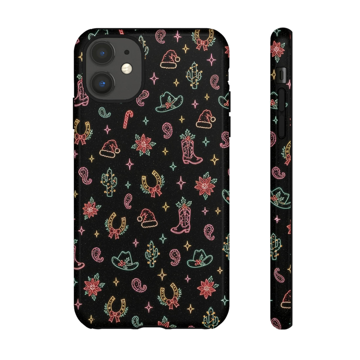 Neon Holiday Doodles Tough Case