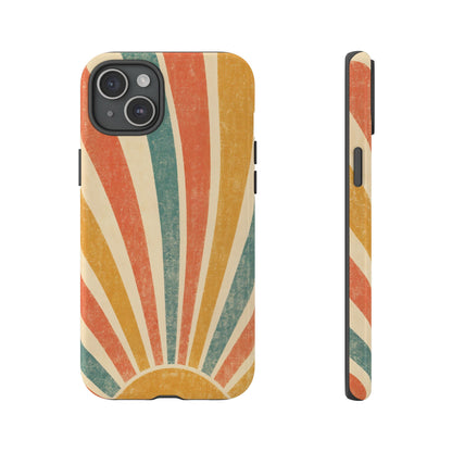 Retro Sun Rays Tough Case