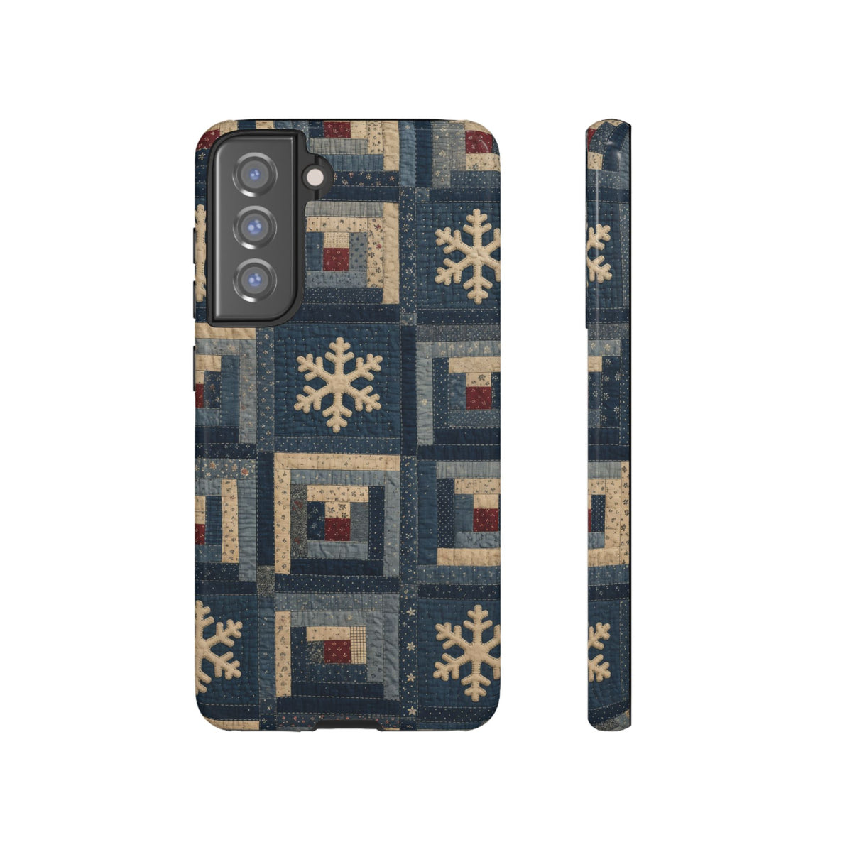 Snowflake Quilt Tough Case