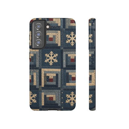 Snowflake Quilt Tough Case