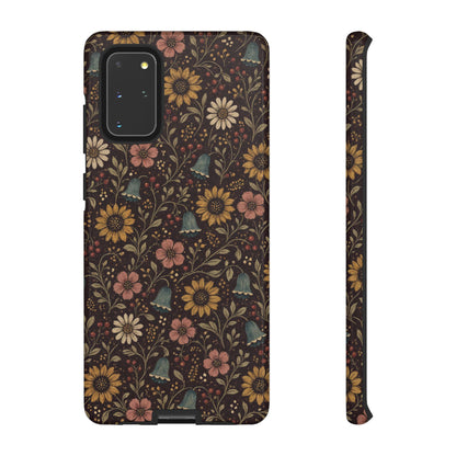 Plum Folk Floral Tough Case