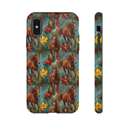 Oil Painted Horses Tough Case