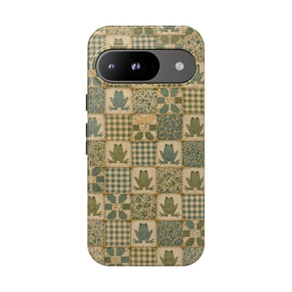 Frog Quilt Tough Case