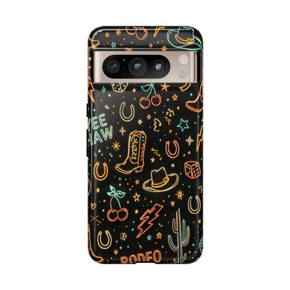 Retro Neon Rodeo Tough Case