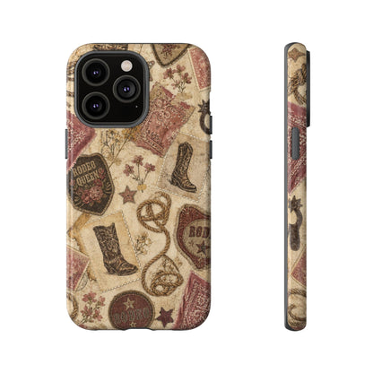 Cowgirl Collage Tough Case