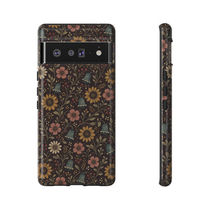 Plum Folk Floral Tough Case
