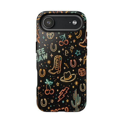 Retro Neon Rodeo Tough Case