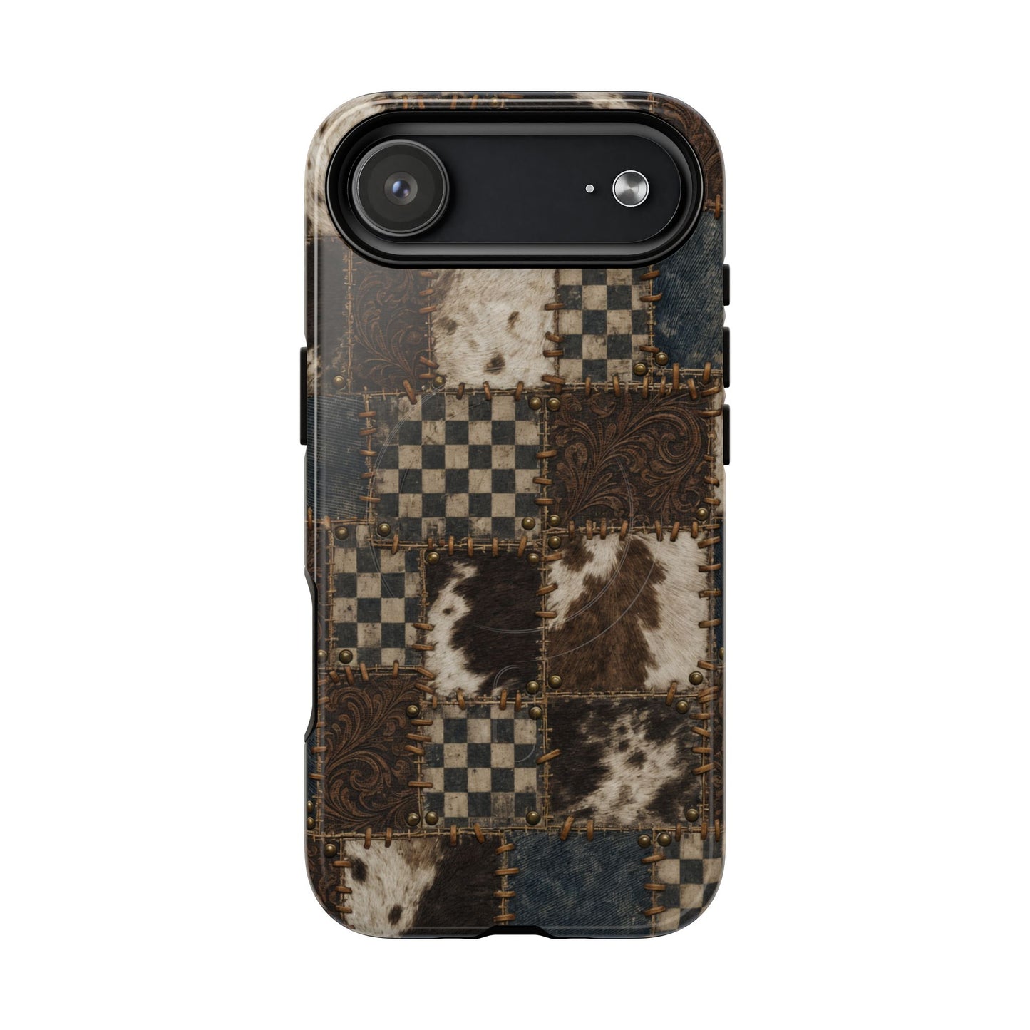 Tooled Patchwork Magnetic Case
