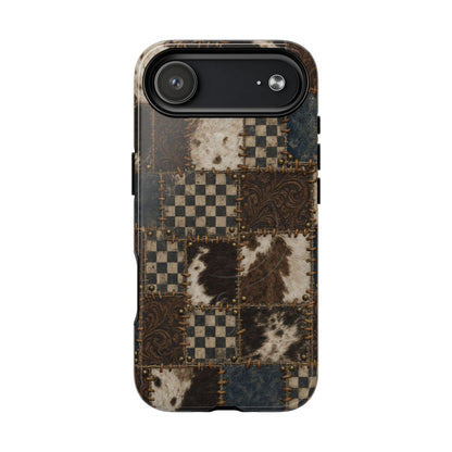 Tooled Patchwork Magnetic Case