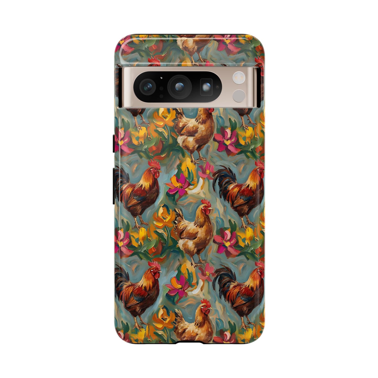 Painted Chickens Tough Case