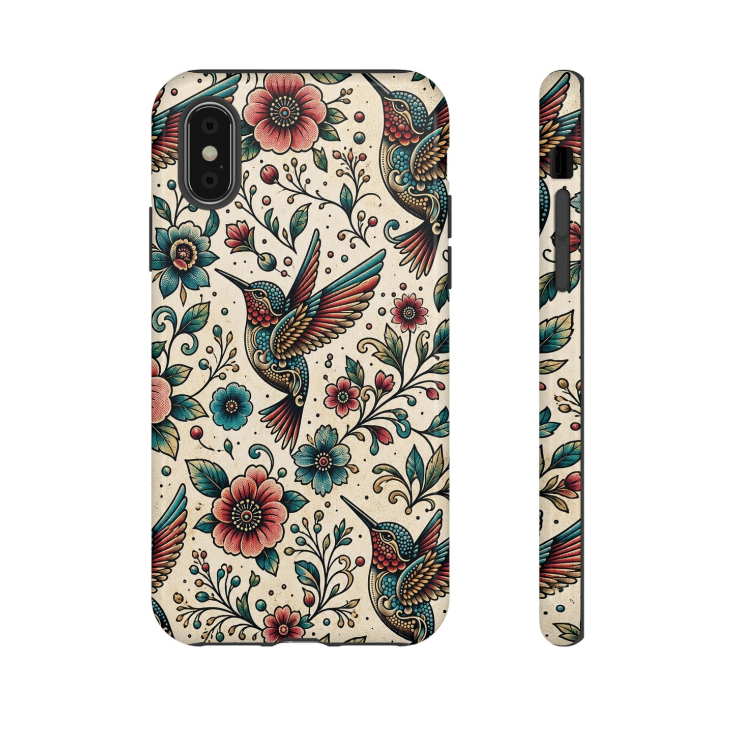 Retro Hummingbird Tough Case