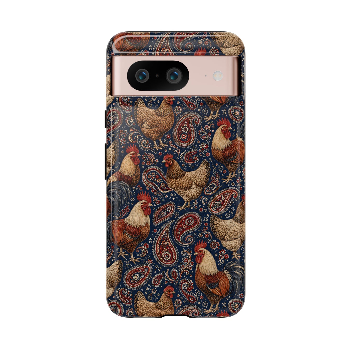 Patriotic Paisley Chickens Tough Case