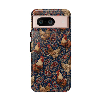 Patriotic Paisley Chickens Tough Case