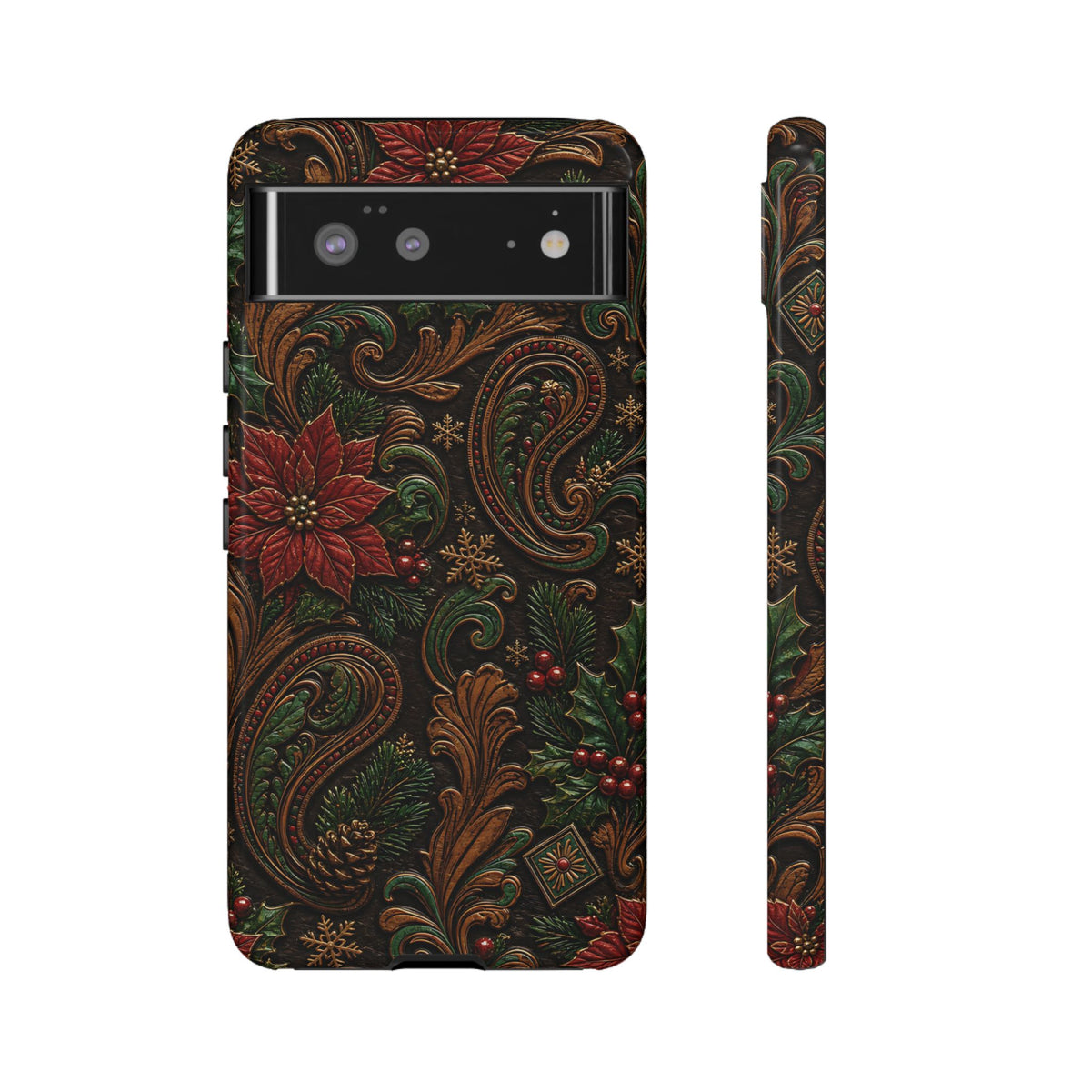 Carved Christmas Paisley Tough Case