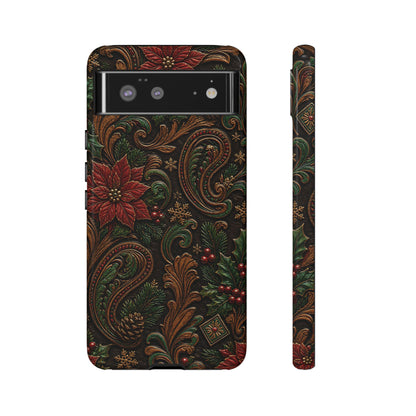 Carved Christmas Paisley Tough Case