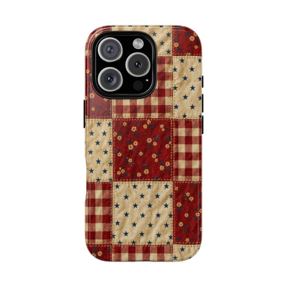 Gingham Stars Tough Case