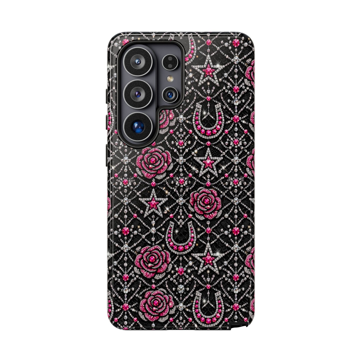 Rhinestone Rose Tough Case