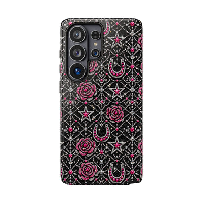 Rhinestone Rose Tough Case