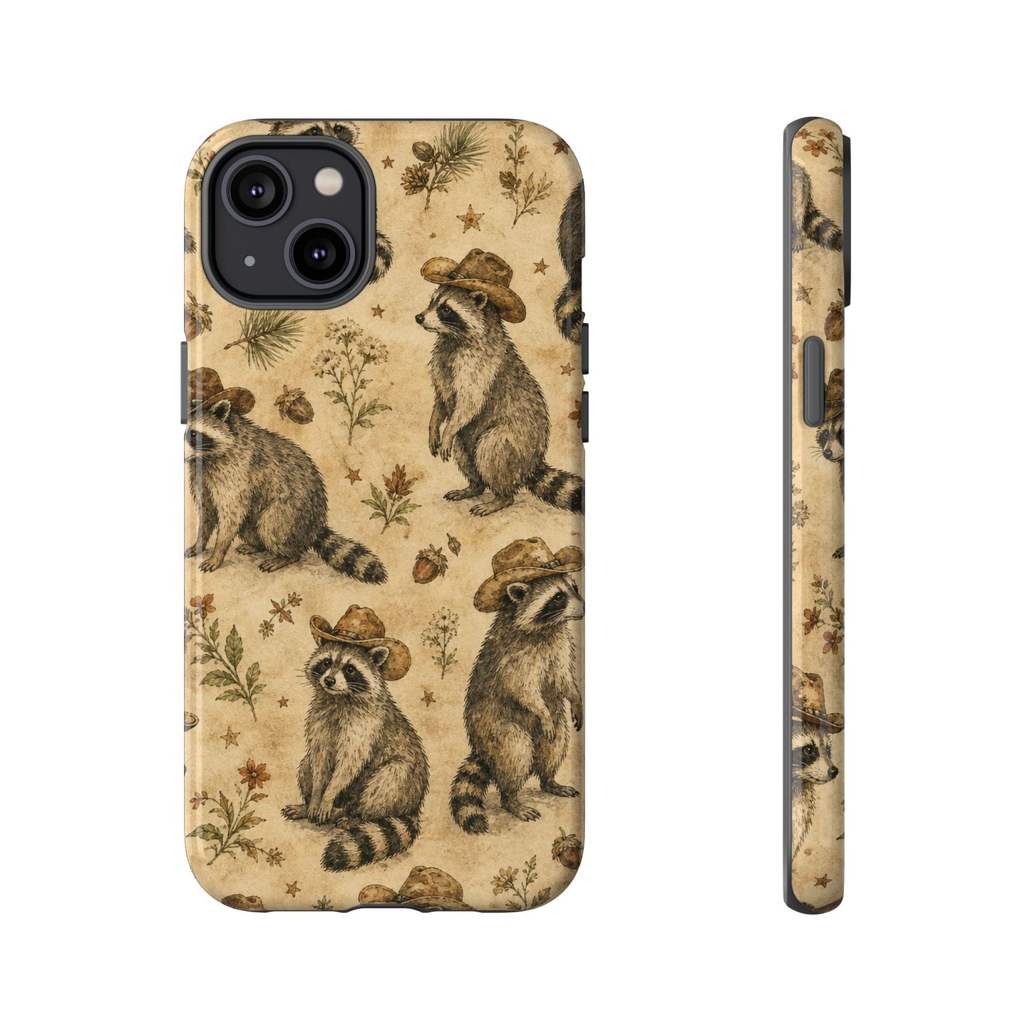 Painted Raccoon Tough Case