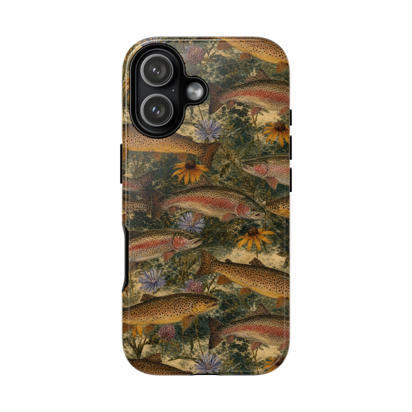 Floral Trout Tough Case