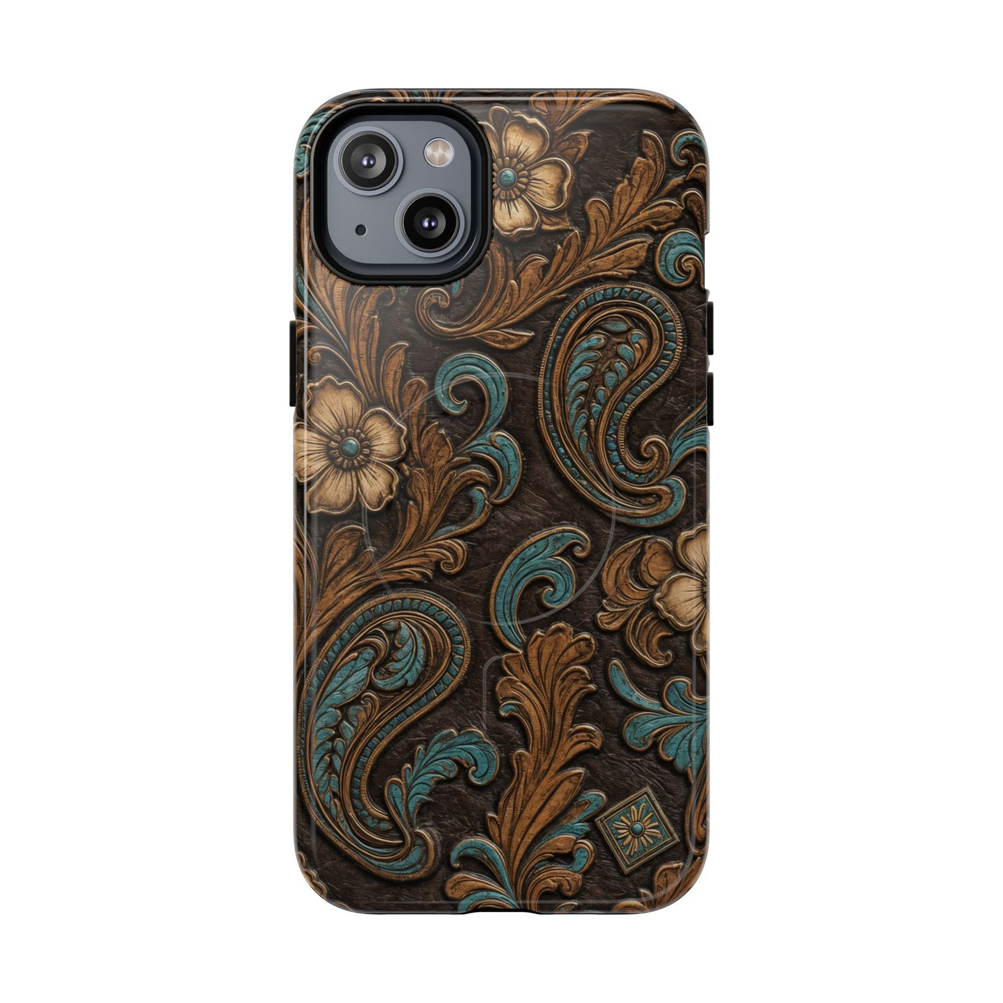 Tooled Paisley Magnetic Case
