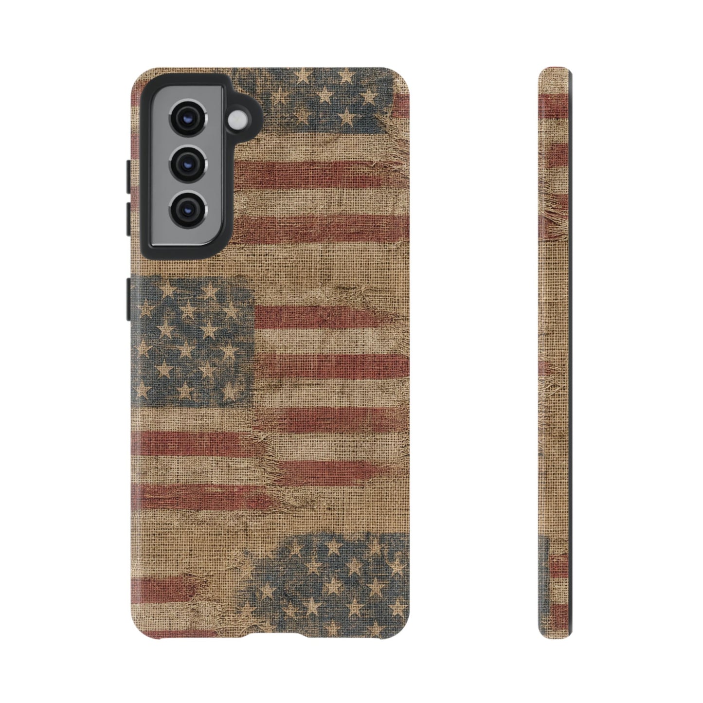 Burlap Flag Tough Case