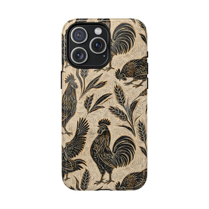 Carved Rooster Magnetic Case