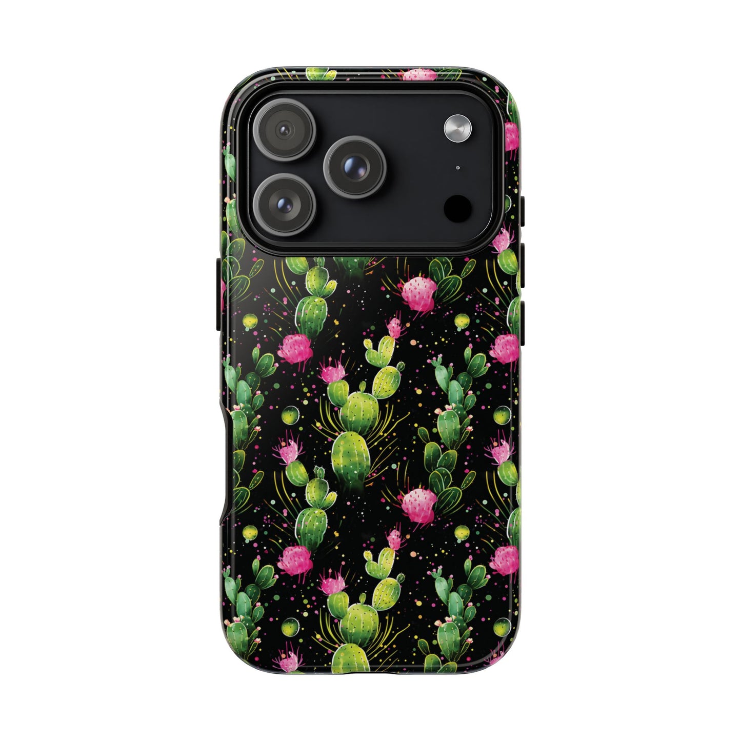 Neon Cactus Tough Phone Case