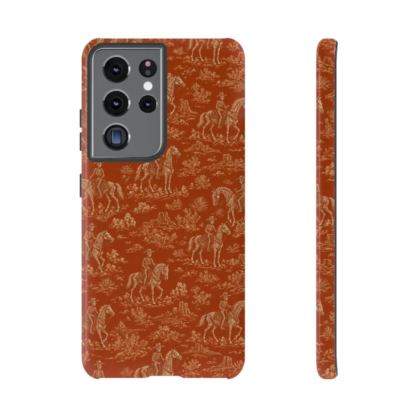 Cowboy Skeleton Toile Tough Case