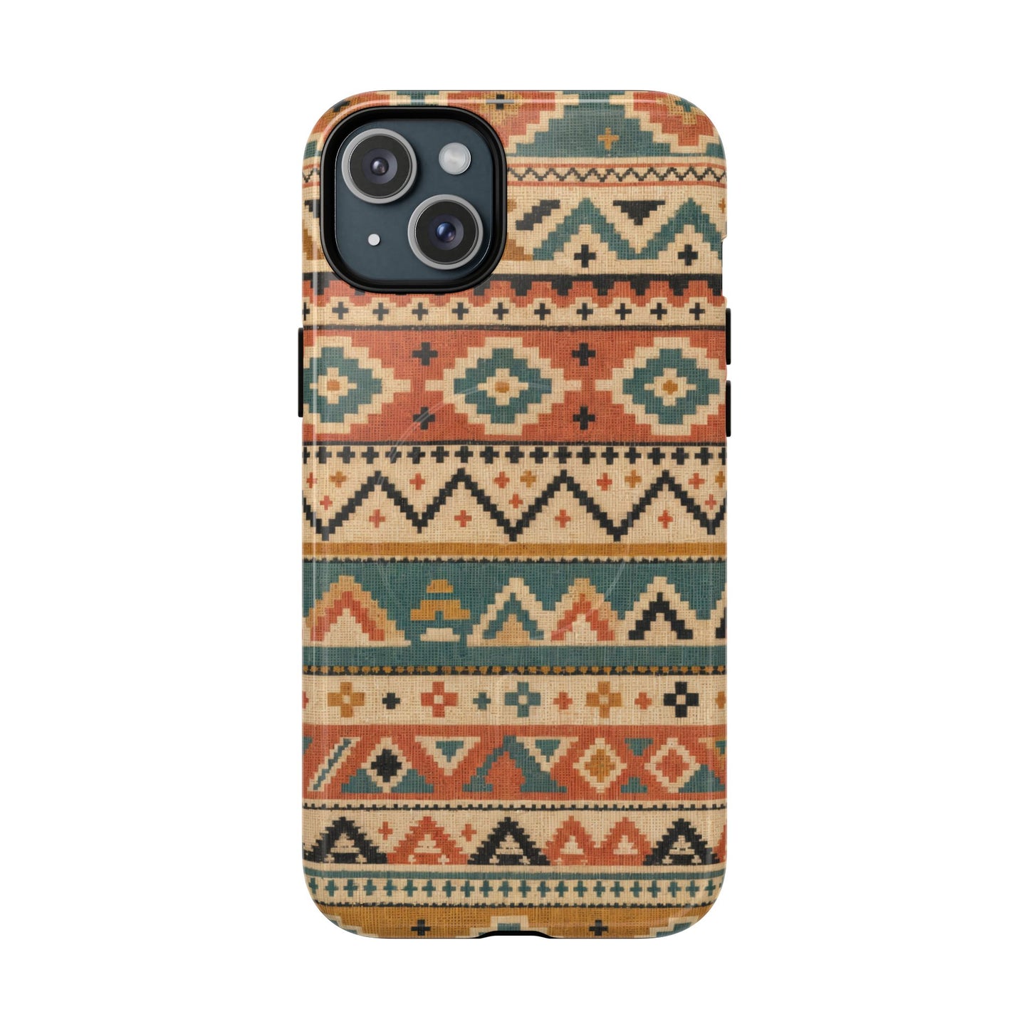 Stacked Aztec Magnetic Case
