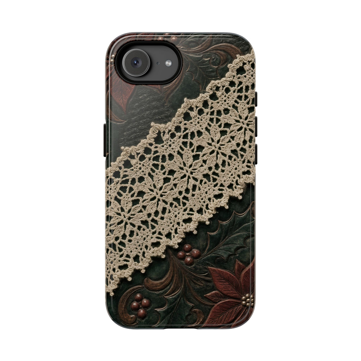 Poinsettia Lace Tough Case