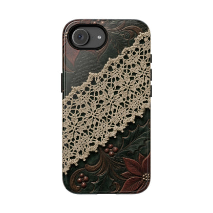 Poinsettia Lace Tough Case