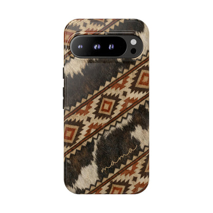 Cowhide Aztec Mama Tough Case